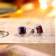 Ruif Jewelry Classic Design S925 Silver 6.22ct Natural Garnet Earrings Gemstone Jewelry Ruif Jewelry Classic Design S925 Silver 6.22ct Natural Garnet Earrings Gemstone Jewelry
