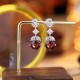Ruif Jewelry Classic Design S925 Silver 7.9ct Natural Garnet Earrings Gemstone Jewelry Ruif Jewelry Classic Design S925 Silver 7.9ct Natural Garnet Earrings Gemstone Jewelry