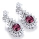 Ruif Jewelry Classic Design S925 Silver 5.57ct Natural Garnet Earrings Gemstone Jewelry Ruif Jewelry Classic Design S925 Silver 5.57ct Natural Garnet Earrings Gemstone Jewelry