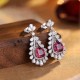 Ruif Jewelry Classic Design S925 Silver 5.57ct Natural Garnet Earrings Gemstone Jewelry Ruif Jewelry Classic Design S925 Silver 5.57ct Natural Garnet Earrings Gemstone Jewelry
