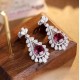 Ruif Jewelry Classic Design S925 Silver 5.57ct Natural Garnet Earrings Gemstone Jewelry Ruif Jewelry Classic Design S925 Silver 5.57ct Natural Garnet Earrings Gemstone Jewelry