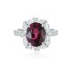Ruif Jewelry Classic Design S925 Silver 3.07ct/2.86ct Natural Garnet Ring/Necklace Gemstone Jewelry Ruif Jewelry Classic Design S925 Silver 3.07ct/2.86ct Natural Garnet Ring/Necklace Gemstone Jewelry