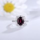 Ruif Jewelry Classic Design S925 Silver 3.07ct/2.86ct Natural Garnet Ring/Necklace Gemstone Jewelry Ruif Jewelry Classic Design S925 Silver 3.07ct/2.86ct Natural Garnet Ring/Necklace Gemstone Jewelry