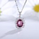 Ruif Jewelry Classic Design S925 Silver 3.07ct/2.86ct Natural Garnet Ring/Necklace Gemstone Jewelry Ruif Jewelry Classic Design S925 Silver 3.07ct/2.86ct Natural Garnet Ring/Necklace Gemstone Jewelry