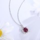 Ruif Jewelry Classic Design S925 Silver 3.07ct/2.86ct Natural Garnet Ring/Necklace Gemstone Jewelry Ruif Jewelry Classic Design S925 Silver 3.07ct/2.86ct Natural Garnet Ring/Necklace Gemstone Jewelry