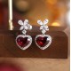 Ruif Jewelry Classic Design S925 Silver 6.63ct Natural Garnet Earrings Gemstone Jewelry Ruif Jewelry Classic Design S925 Silver 6.63ct Natural Garnet Earrings Gemstone Jewelry