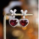 Ruif Jewelry Classic Design S925 Silver 6.63ct Natural Garnet Earrings Gemstone Jewelry Ruif Jewelry Classic Design S925 Silver 6.63ct Natural Garnet Earrings Gemstone Jewelry