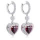 Ruif Jewelry Classic Design S925 Silver 7.4ct Natural Garnet Earrings Gemstone Jewelry Ruif Jewelry Classic Design S925 Silver 7.4ct Natural Garnet Earrings Gemstone Jewelry
