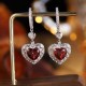 Ruif Jewelry Classic Design S925 Silver 7.4ct Natural Garnet Earrings Gemstone Jewelry Ruif Jewelry Classic Design S925 Silver 7.4ct Natural Garnet Earrings Gemstone Jewelry
