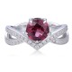 Ruif Jewelry Classic Design S925 Silver 2.138ct Natural Garnet Ring Gemstone Jewelry