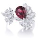 Ruif Jewelry Classic Design S925 Silver 2.21ct Natural Garnet Ring Gemstone Jewelry