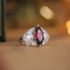 Ruif Jewelry Classic Design S925 Silver 3.42ct Natural Garnet Ring Gemstone Jewelry Ruif Jewelry Classic Design S925 Silver 3.42ct Natural Garnet Ring Gemstone Jewelry
