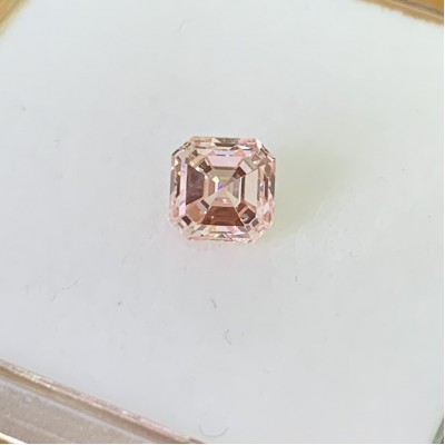 Ruif Jewelry New Asscher Cut 1.51ct Fancy Pink VS1  Lab Grown Diamond CVD Loose Diamond for Jewelry Making