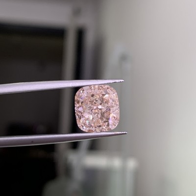 Ruif Jewelry Cushion Cut 5.01ct	 9.85X9.22X5.99mm  Fancy Pink VS1 Lab Grown Diamond Can Custom Your Favoirite Jewelry with This Diamond