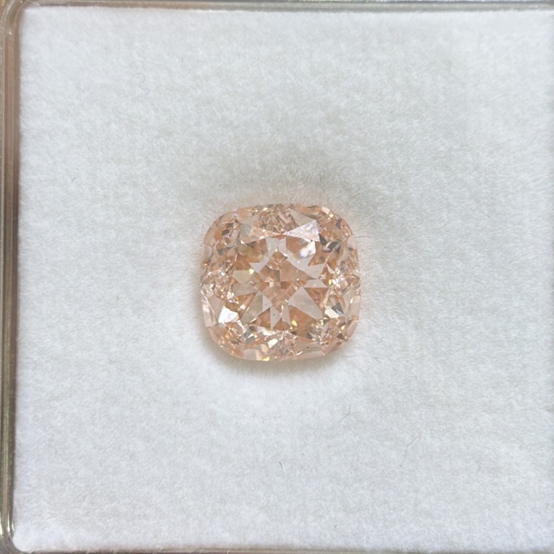 Ruif Jewelry Cushion Cut 7.02ct 10.70X10.48X6.74mm Fancy Pink VS2 Lab Grown Diamond Can Custom Your Favoirite Jewelry with This Diamond Ruif Jewelry Cushion Cut 7.02ct 10.70X10.48X6.74mm Fancy Pink VS2 Lab Grown Diamond Can Custom Your Favoirite Jewelry with This Diamond