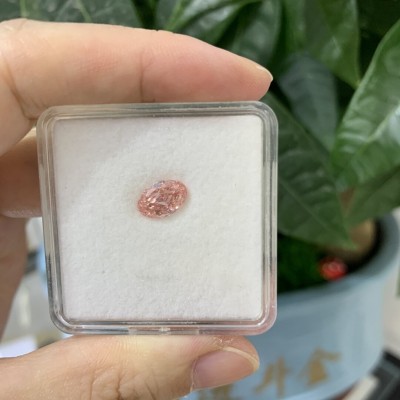Ruif Jewelry Oval Shape 1.58ct Fancy Pink  CVD  Lab Grown Diamond Can Custom Your Favoirite Jewelry with This Diamond