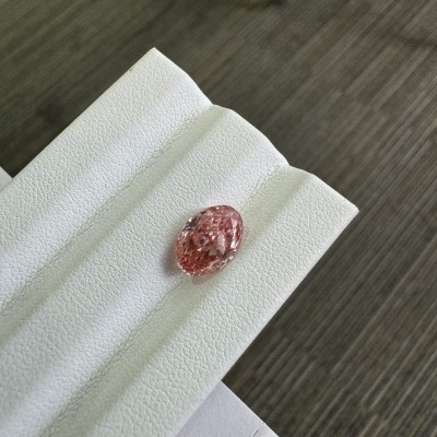 Ruif Jewelry Oval Shape 2.07ct Fancy Pink  CVD  Lab Grown Diamond Can Custom Your Favoirite Jewelry with This Diamond
