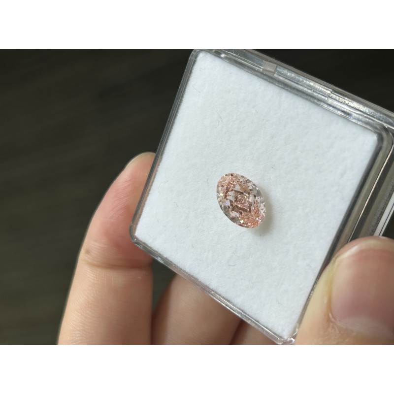 Ruif Jewelry Oval Shape 2.52ct Fancy Pink CVD Lab Grown Diamond Can Custom Your Favoirite Jewelry with This Diamond Ruif Jewelry Oval Shape 2.52ct Fancy Pink CVD Lab Grown Diamond Can Custom Your Favoirite Jewelry with This Diamond