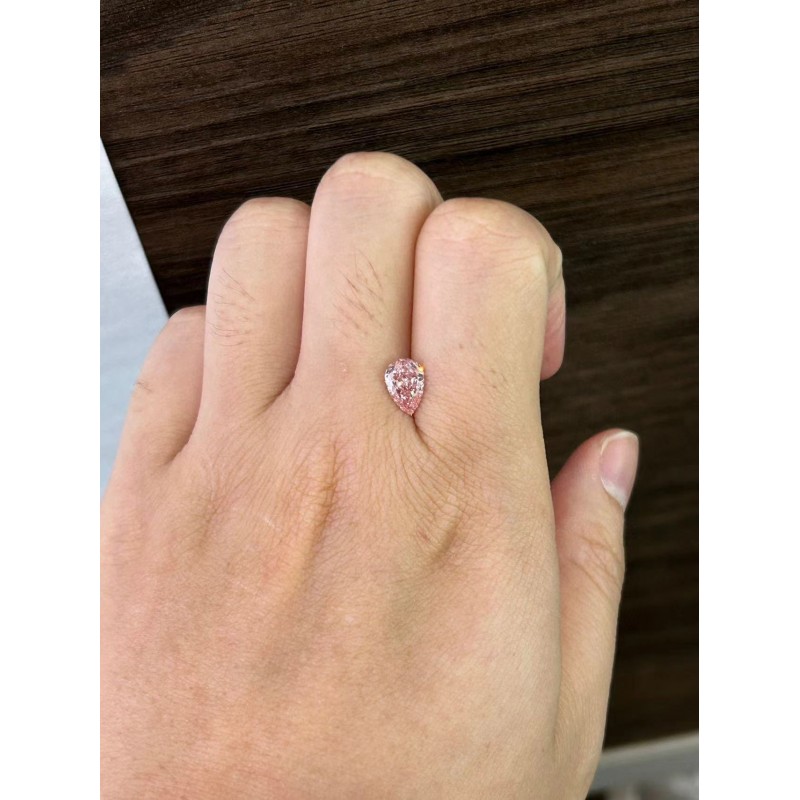 Ruif Jewelry Pear Shape1.03ct Fancy Pink CVD Lab Grown Diamond Can Custom Your Favoirite Jewelry with This Diamond Ruif Jewelry Pear Shape1.03ct Fancy Pink CVD Lab Grown Diamond Can Custom Your Favoirite Jewelry with This Diamond