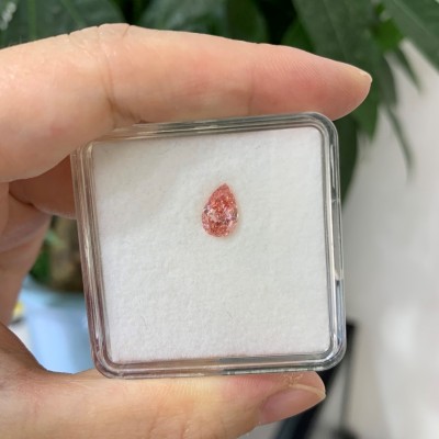 Ruif Jewelry Pear Shape 1.20ct Fancy Pink  CVD  Lab Grown Diamond Can Custom Your Favoirite Jewelry with This Diamond