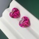 Ruif Jewelry Hot Pink Lab Grown Sapphire Radiant Cut Loose Gemstone for Jewelry Making