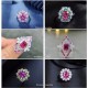 Ruif Jewelry Hot Pink Lab Grown Sapphire Radiant Cut Loose Gemstone for Jewelry Making