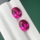 Ruif Jewelry Hand Made Hot Pink Color Lab Sapphire Oval Shape Loose Gemstone for DIY Jewelry Making