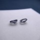  RUIF Jewelry Radiant Cut Gray Color Crushed Ice Cutting Cubic Zirconia Stone High Carbon Diamond Loose CZ for Jewelry Making