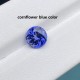 Ruif Jewelry Round Shape Royal Blue and cornflower blue Lab Sapphire Loose Gemstone for Jewelry Rings Earrings Necklace Bracelet Making