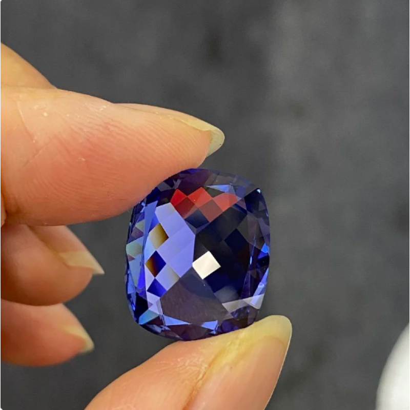 Ruif Jewelry Hand Made Cushion Cut Lab Grown Royal Blue Sapphire Loose Gemstone for Diy Jewelry Making Ruif Jewelry Hand Made Cushion Cut Lab Grown Royal Blue Sapphire Loose Gemstone for Diy Jewelry Making