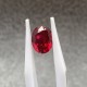 Ruif Jewelry Hand Made Top Quality Oval Shape Red Lab Ruby Loose Gemstones for Jewelry Making