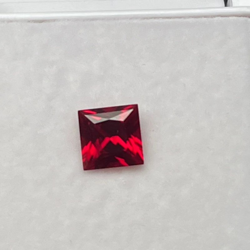 Ruif Jewelry Princess Cut Lab Ruby Pigeon Blood Red Color Hand Made Loose Gemstone for Jewelry Making Ruif Jewelry Princess Cut Lab Ruby Pigeon Blood Red Color Hand Made Loose Gemstone for Jewelry Making