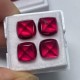 Ruif Jewelry New Fashion Sugar Loaf Lab Grown Ruby Gemstones for Jewelry Making