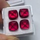 Ruif Jewelry New Fashion Sugar Loaf Lab Grown Ruby Gemstones for Jewelry Making