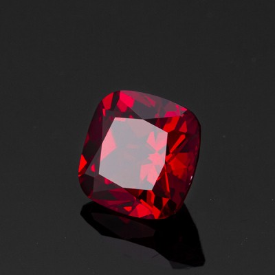 Ruif Jewelry Square Cushion Cut Lab Ruby Pigeon Blood Red Color Loose Gemstone for Diy Jewelry Design