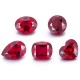 Ruif Jewelry Square Cushion Cut Lab Ruby Pigeon Blood Red Color Loose Gemstone for Diy Jewelry Design